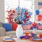 16-Bundle 4th of July Artificial Baby’s Breath Flowers – Red, White & Blue Silk Patriotic Flowers for Memorial Day, Independence Day Table Centerpieces & Home Decor